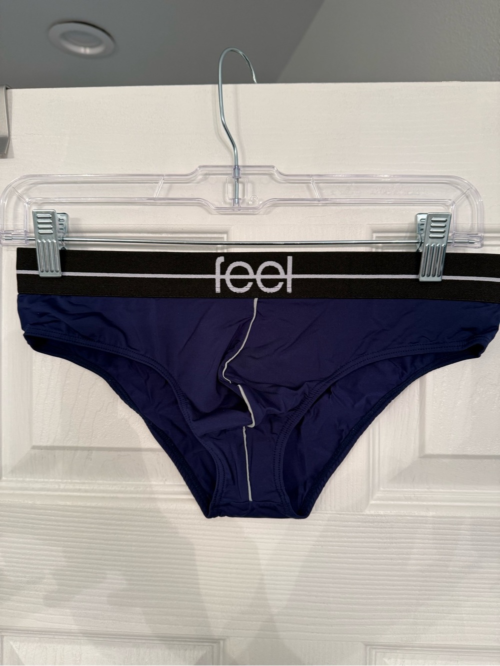 Feel Bundle 4 pack Men's Briefs - Navy, Navy Mesh, White, Teal - Picture 4 of 9